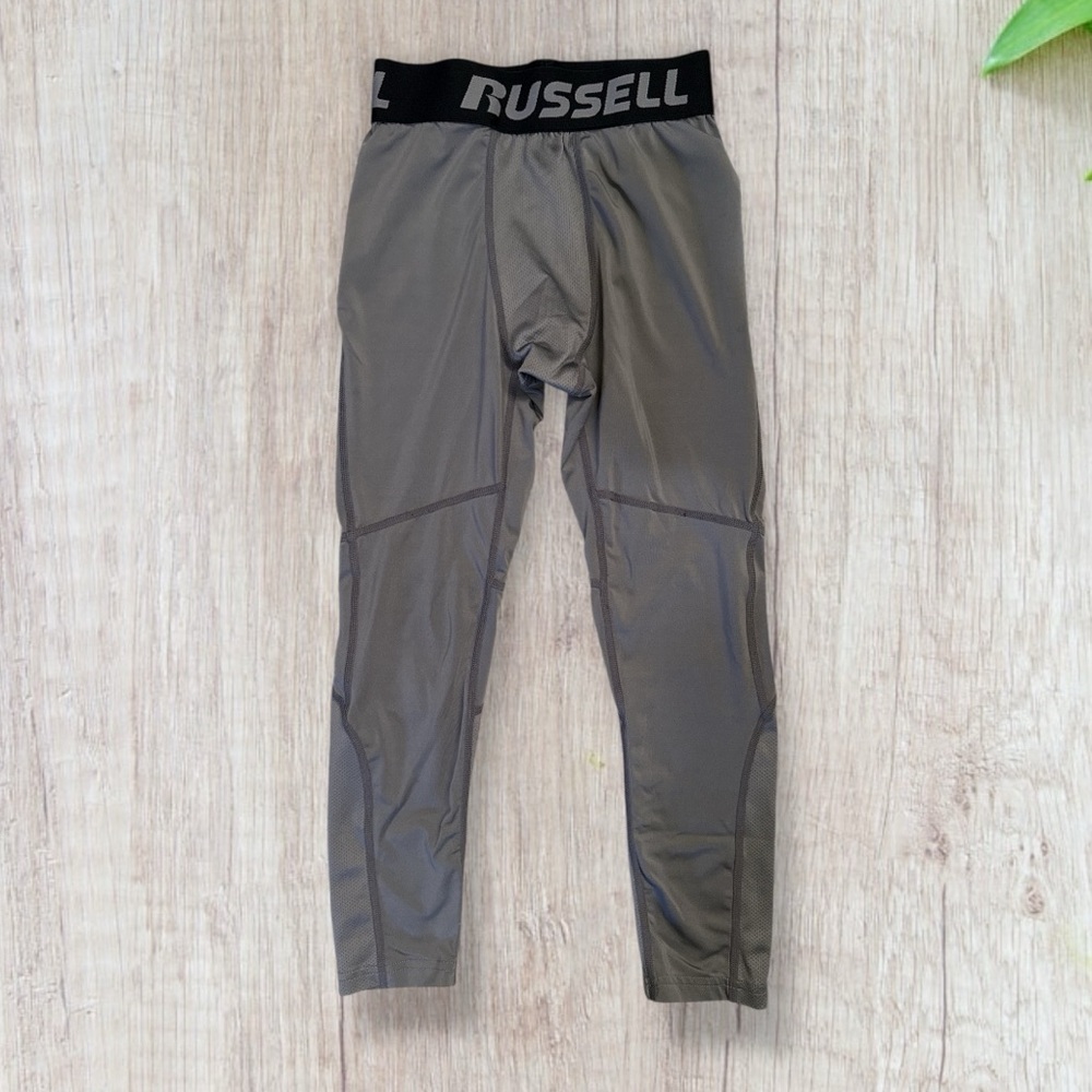 Like New Boys Russell Gray Athletic Leggings